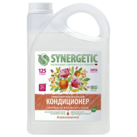 Кондиционер для белья Synergetic Цветущий апельсин и роза 3.75л, биоразлагаемый, концентрат