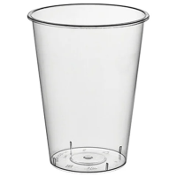 Стакан одноразовый 375 мл, пластиковый, матовый, Bubble Cup, СВЕРХПЛОТНЫЙ, ВЗЛП, 1020П