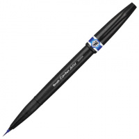 Ручка-кисть для рисования Pentel Brush Sign Pen Artist синяя, 0.5-5мм