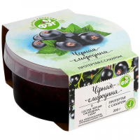 Смородина ФЭГ черная протертая с сахаром, 200г