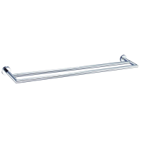 Полотенцедержатель Nofer Line 600мм, двойной, глянцевый, 16510.В