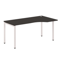 Стол эргономичный XSCET 169(R) Дуб Юкон Модерн/Алюминий 1600х700/900х750 XTEN-S