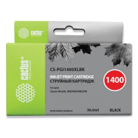 Картридж струйный Cactus CS-PGI1400XLBK черный