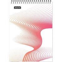 Блокнот Attache Forma, А4, 80 листов, в клетку, на спирали