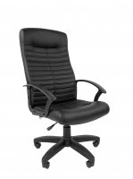 Кресло офисное Chairman СТ-80 экокожа, черная, крестовина пластик