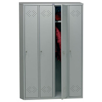 Шкаф для одежды металлический Практик LS-41 1830х1130х500мм