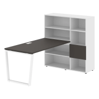 Рабочая станция EVRST 1215 Мокко/Белый 1990х1250х1355 EDIS