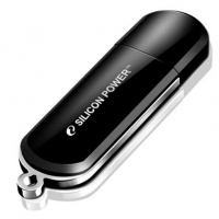 USB флешка Silicon Power Luxmini 322 8Gb, 15/10 мб/с, черный