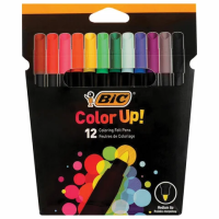 Фломастеры 12 ЦВЕТОВ BIC 'Color UP', суперсмываемые, вентилируемый колпачок, 964900