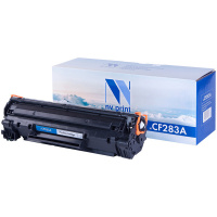 Картридж лазерный Nv Print CF283A, черный, совместимый