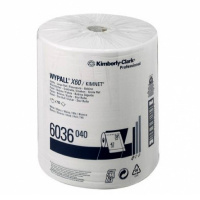 Протирочные салфетки Kimberly-Clark WypAll X60 6036, 750шт, 1 слой, белые
