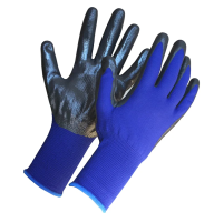 Перчатки хозяйственные СВС нейлоновые с нитриловым покрытием, 24см