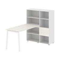 Рабочая станция ELRST 1113 Ясень Траун/Белый 1790х1120х1355 EDIS