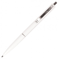 Шариковая ручка автоматическая Schneider K15 синяя, 1мм, белый корпус