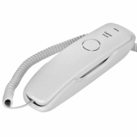 Телефон Gigaset DA210, набор на трубке, быстрый набор 10 номеров, световая индикация звонка, белый,