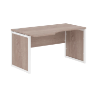 Стол эргономичный XQPCET 149(L) Дуб Сонома/Белый 1400х900х750 XTEN-QP