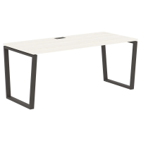 Стол прямой EVST 1780 Ясень Траун/Мокко 1760х800х750 EDIS