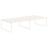 Стол 4-х местный EQWST 3516 Ясень Траун/Белый 3526х1606х750 EDIS