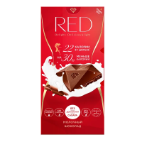 Шоколад Red Delight молочный с пониженной калорийностью, 85г