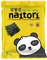 Нори Naitori листы для суши, 2.5г x 10л