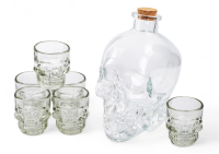 Набор Glasserie Skull Штоф + стопка 7 предметов, 50мл x 6шт