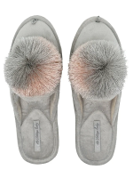 Тапочки женские Lucky Land 3944 W-CH-C с помпоном, р. 36-41