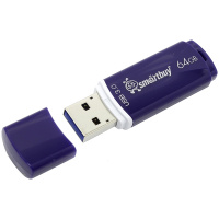 USB флешка Smart Buy Crown 64Gb, 75/10 мб/с, синий