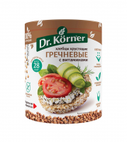 Хлебцы гречневые с витаминами Dr. Korner, 100г