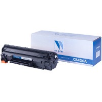 Картридж лазерный Nv Print CB436A (№36A) черный, для HP LJ P1505/M1120/M1522, (2000стр.)