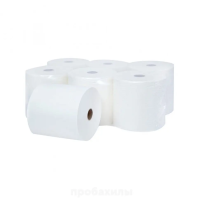 Бумажные полотенца Teres в рулоне, 270м, 1 слой, белые, Т-0170