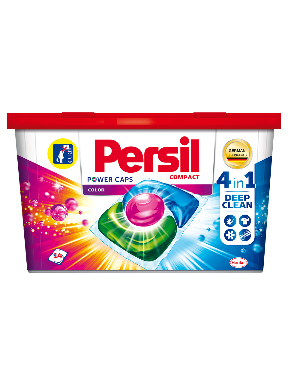 фото: Капсулы для стирки Persil Power Color для цветного белья 14 шт
