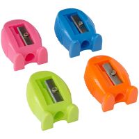 Точилка пластиковая ArtSpace 'Ракета', 1 отверстие, ассорти