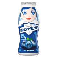Напиток кисломолочный Имунеле черника 1.2%, 100г