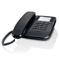 Телефон Gigaset DA510, память 20 номеров, спикерфон, тональный/импульсный режим, повтор, черный, S30