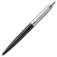 Ручка шариковая PARKER 'Jotter XL', УТОЛЩЕННЫЙ корпус, черный матовый лак, детали из нержавеющей ста