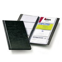 Визитница Durable Visifix на 96 визиток, черная, 253х115мм, ПВХ, 2380-01