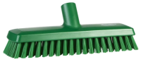 Щетка для пола Vikan 270мм, средний ворс, скребковая, с подачей воды, зеленый, 70432