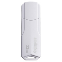 Память Smart Buy 'Clue'  32GB, USB 2.0 Flash Drive, белый