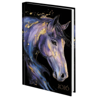 Ежедневник датированный 2026 145х215 мм, А5, STAFF, ламинированная обложка, 'Символ года', 117317.