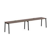 Стол 2-х местный ELWST 3567 Дуб Денвер тёмный/Черный 3526х670х750 EDIS