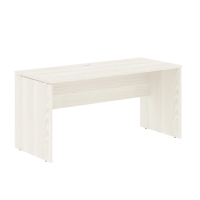 Стол прямой EDST 1567 Ясень Траун/Белый 1560х670х750 EDIS