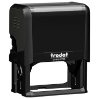 Оснастка для прямоугольной печати Trodat 75х38мм, черная, 53109