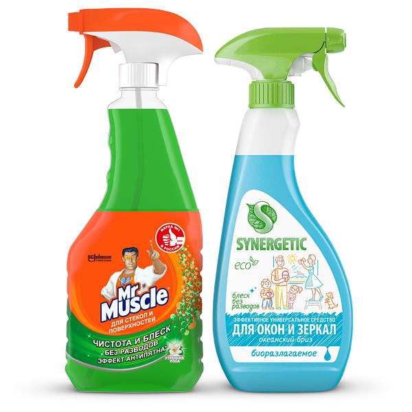 Средства для мытья стекол