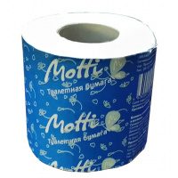 Туалетная бумага Motti 102972, в рулоне, 1 слой, светло-серая, 29м