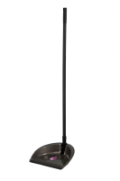 Совок с длинной ручкой пластик, с высокой ручкой с резиновой кромкой