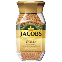 Кофе растворимый Jacobs Gold, 95г, стекло
