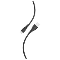 Кабель Smartbuy S40, USB - Type-C, 3A output, 1м, черный