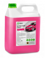Автошампунь Grass Active Foam Effect 6кг, для бесконтактной мойки, канистра, 113111