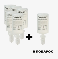 Жидкое мыло в картридже Keman S4 1л, бесцветное, 500511, 6шт/уп