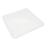 Крышка для контейнера пластиковая прозрачная 16.3 x 16.3 x 13.5см, 50шт